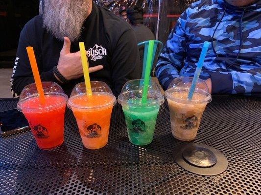 Deliciousness...That's what's in this photo, duh! Watermelon, Hypnotic, Inc Hulk, and Long Island