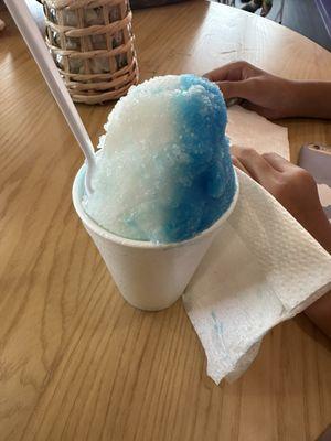 Shaved Ice Blue Hawaiian & Horchata