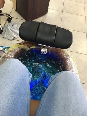 Getting a pedi