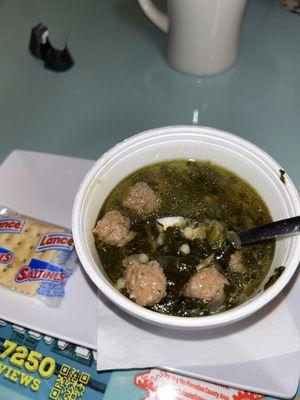 Italian wedding soup is very good