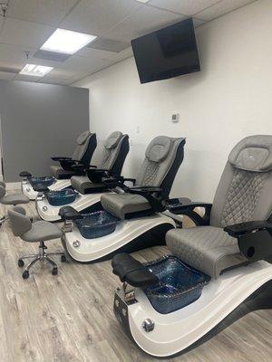 New pedicure chairs