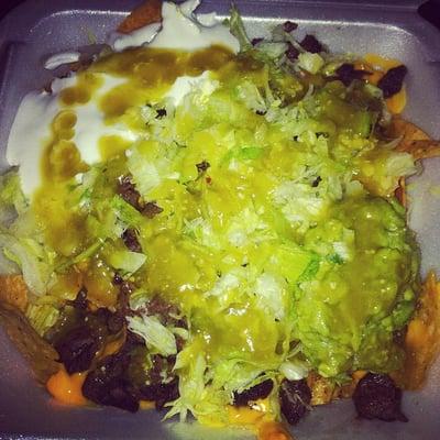 Carne Asada nachos