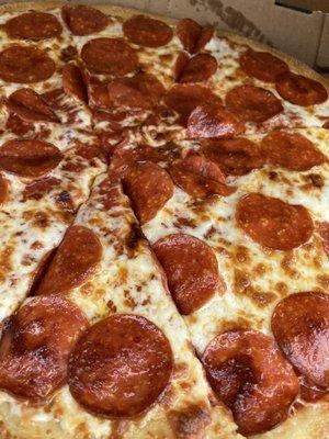 The pepperoni pizza!