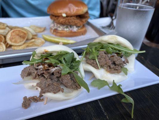 Steamed buns with bulgogi