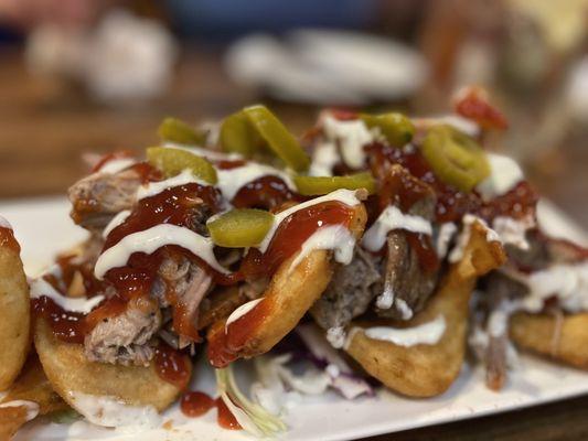 Pulled pork fries