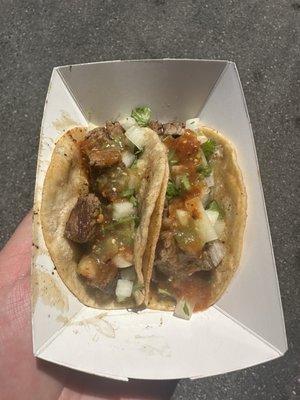 Carne asada Tacos