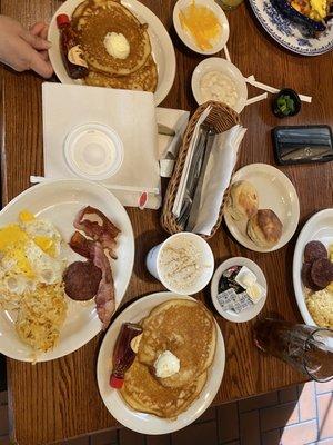 Grandma's Sampler Pancake Breakfast