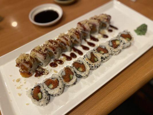 Spicy Tuna Roll and Polar Bear Roll