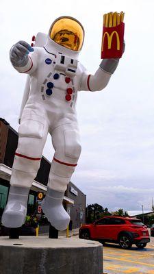 Famous McDonalds Astronaut Statue