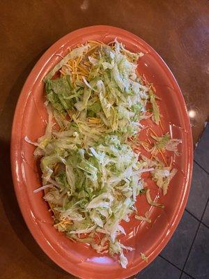 Create Your Own 3 Items Combo Dinner 2 bean, cheese and lettuce tostada's