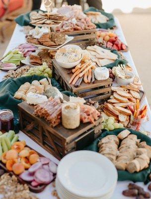 Charcuterie table of our dreams