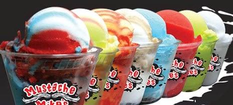 Just a few of our 150 Italian ice flavors