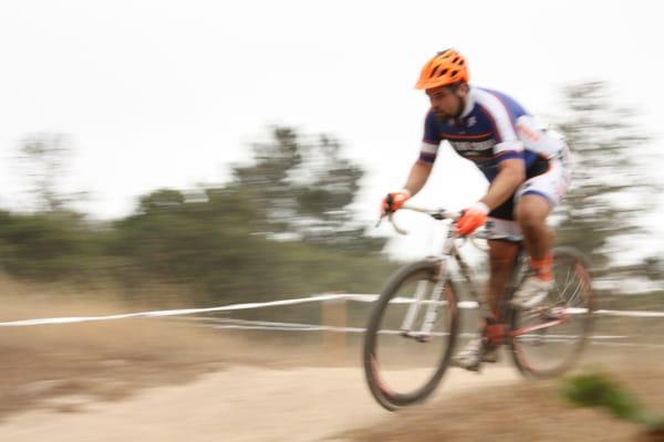 Chris at San Francisco's cycle cross races