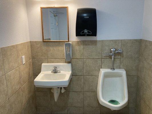 Weird urinal/sink area