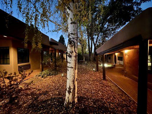 Courtyard between Sandoval House and Helen's House