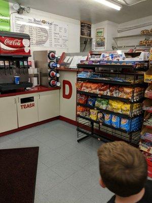 This is the deli inside a gas station. Yikes..... Here goes nothing.