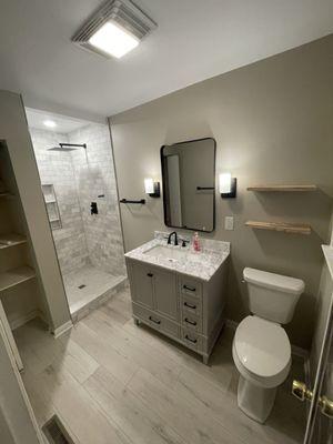 Master bathroom remodel