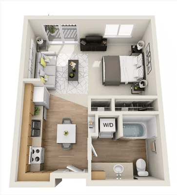 Studio floor plan