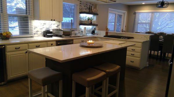 Kitchen island back