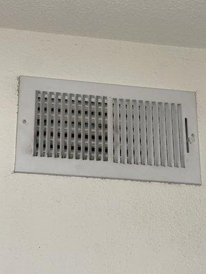 Vents that are filthy