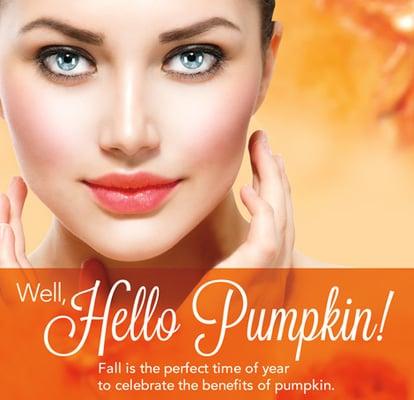 So many benefits with a Pumpkin peel facial