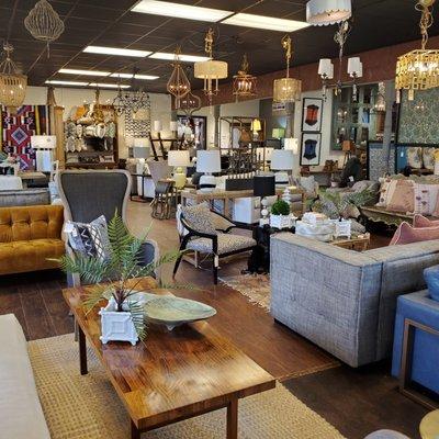 Great selection of new furnishings plus antiques!