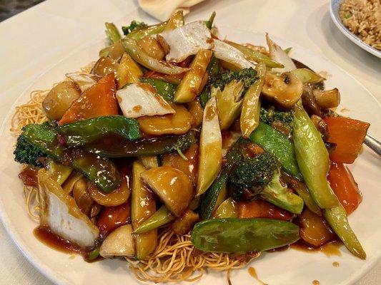 Vegetable pan fried noodles