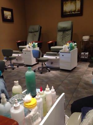 Pedicure stations