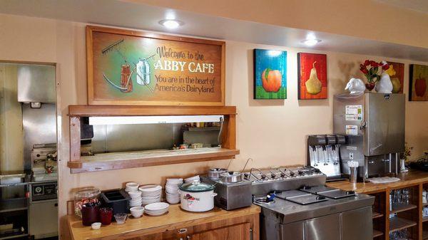 Welcome to Abby Cafe! You are in the heart of America's Dairyland.