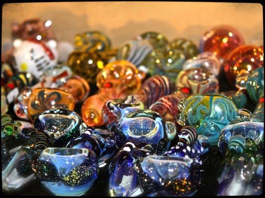 Beautiful glass pipes