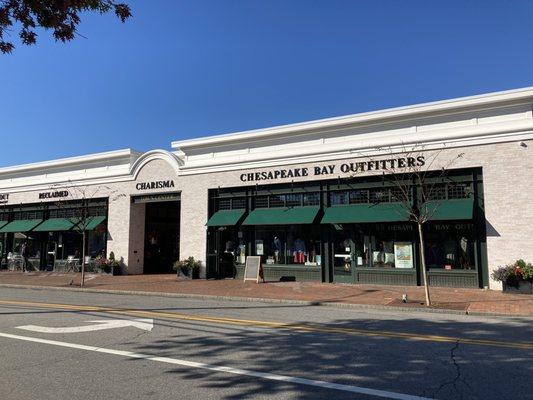 A view of the storefront.