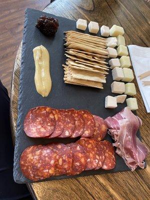 Pick 4- charcuterie & cheese (manchego, goat cheese, chorizo and prosciutto)