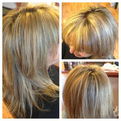 Highlights, cut & blow dry