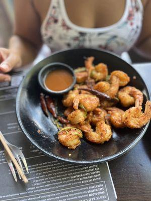 Salt and Salt & Pepper Prawns