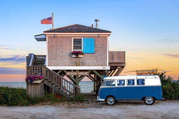 Beach and Bus