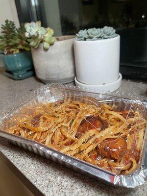 Shrimp Marinara Pasta