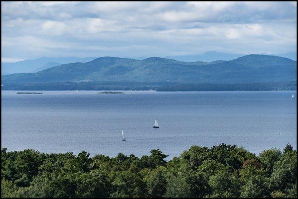 Lake Champlain - A small part of the 360 degree view