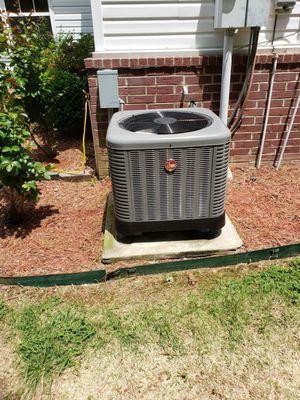 New Rheem 2 Ton heat pump.