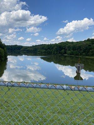 A view of the lake up for another angle