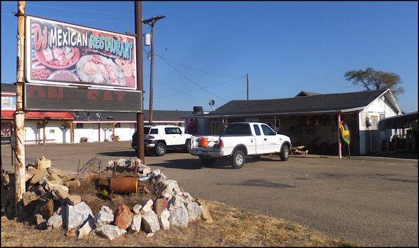 OJ's Mexican Restaurant in Claude, TX, ready for breakfast.