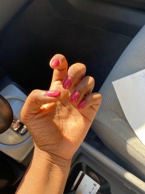 Dipped nails