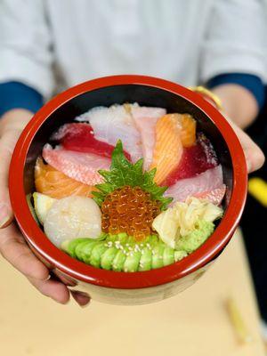 Nippon Cha's seafood chirashi