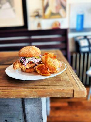 Summertime Fried Chicken Sandwich