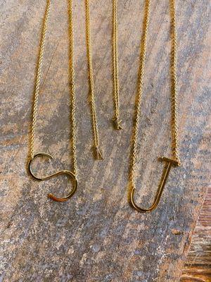 Initial necklaces