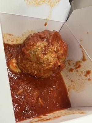 Saucy meatball