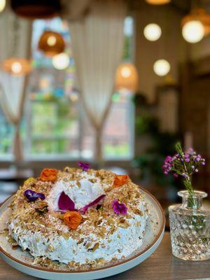 Carrot cake
 Vegan and GF