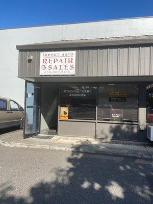 Entrance to Import Auto Repair