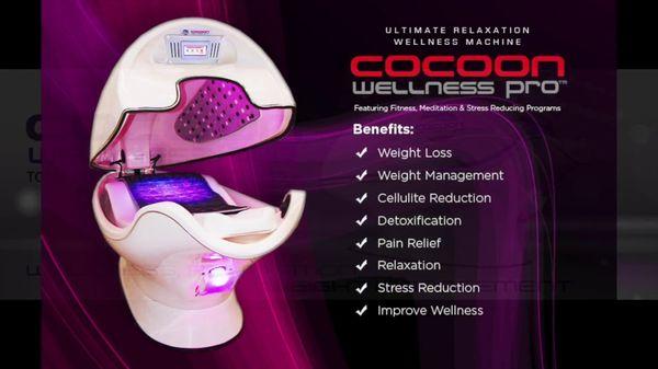 Come try our cocoon wellness fitpod!