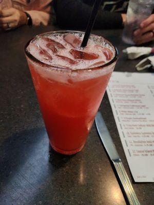 Delicious (strawberry) Twizzler cocktail!