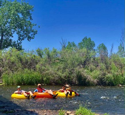 Tubing near Denver on the South Platte River